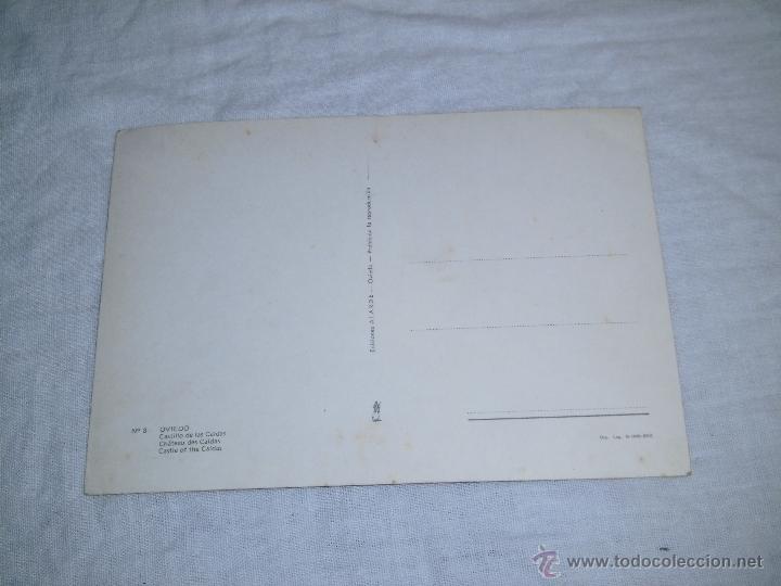Postales: N&ordm; 8.-OVIEDO CASTILLO DE LAS CALDAS   EDICIONES ALARDE - Foto 2