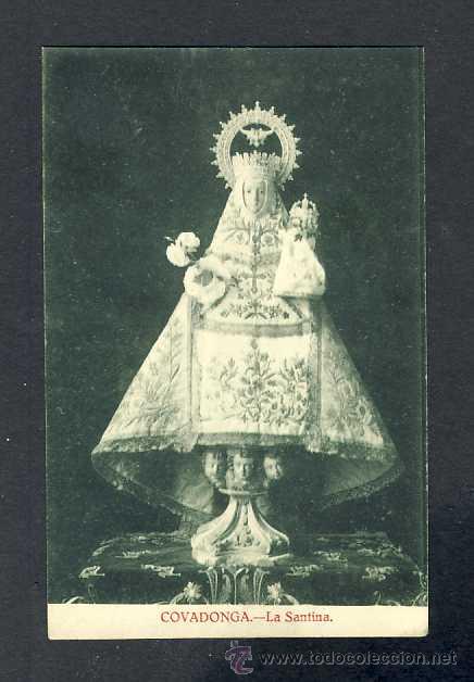 Postales: Postal de COVADONGA: La Santina - Foto 1