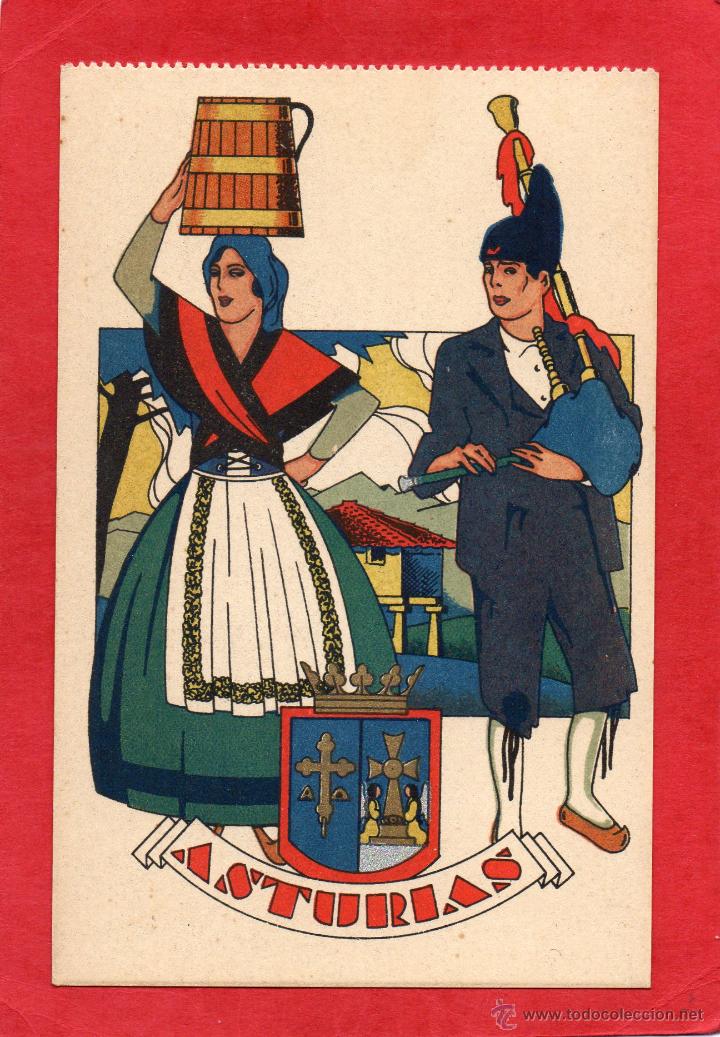 Postales: tipos. serie d n&ordm; 5 - Foto 1