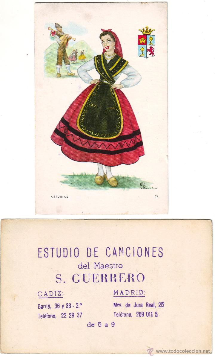 Postales: ASTURIAS TRAJE REGIONAL - Foto 1
