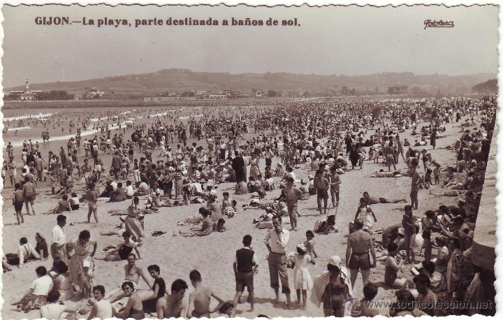 Postales: PE-35 ASTURIAS . LA PLAYA - Foto 1