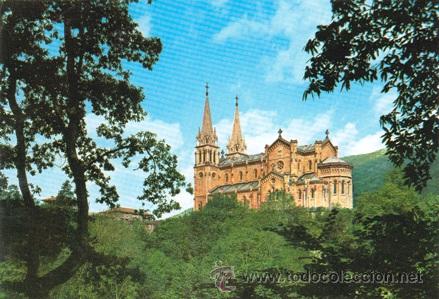 Postales: COVADONGA (BASILICA)-EDICIONES ARRIBAS N&ordm; 59 - Foto 1