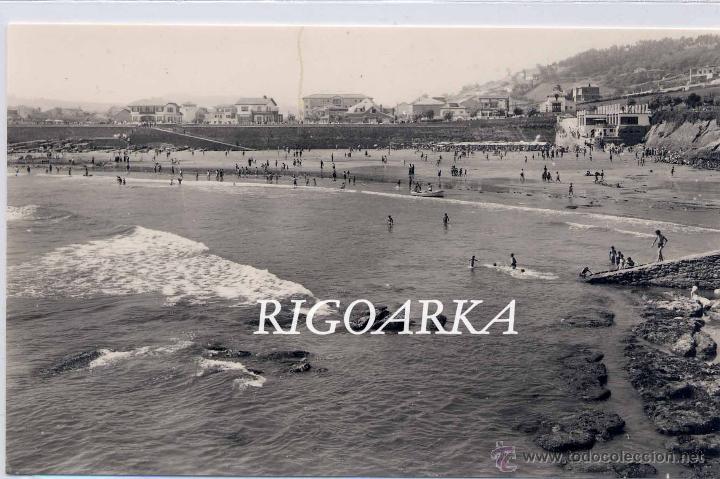 Postales: LUANCO (ASTURIAS).- LA PLAYA - Foto 1