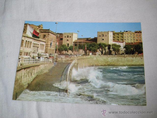 Postales: N&ordm; 21.GIJON ROMPEOLAS.EDICIONES ALARDE - Foto 1