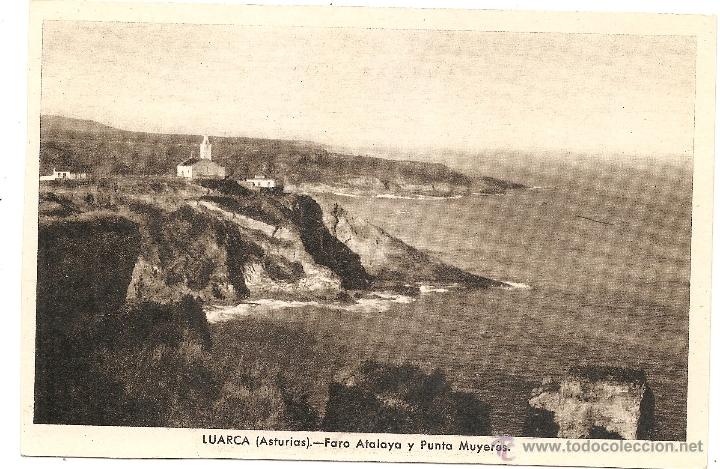 Postales: Luarca, postal formato antiguo - Foto 1
