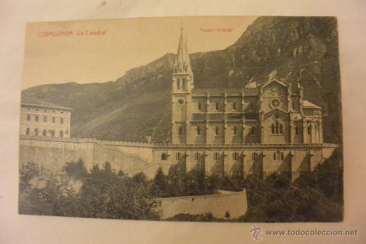 Postales: ANTIGUA TARJETA POSTAL COVADONGA - Foto 1