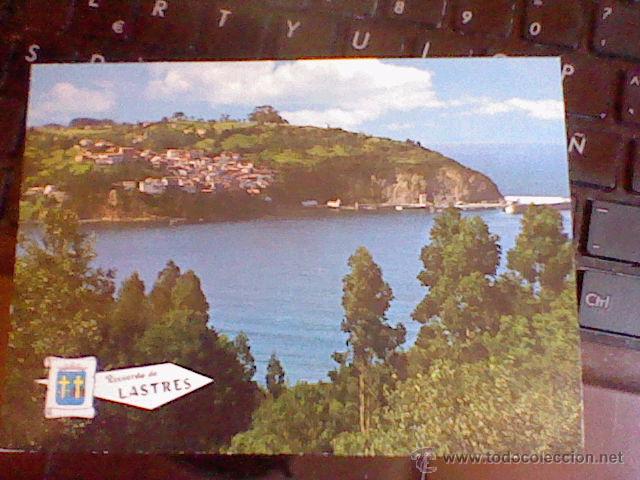 Postales: lastres postal papel trasera arrancado - Foto 1