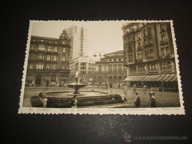 Postales: OVIEDO PLAZA DEL GENERALISIMO - Foto 1