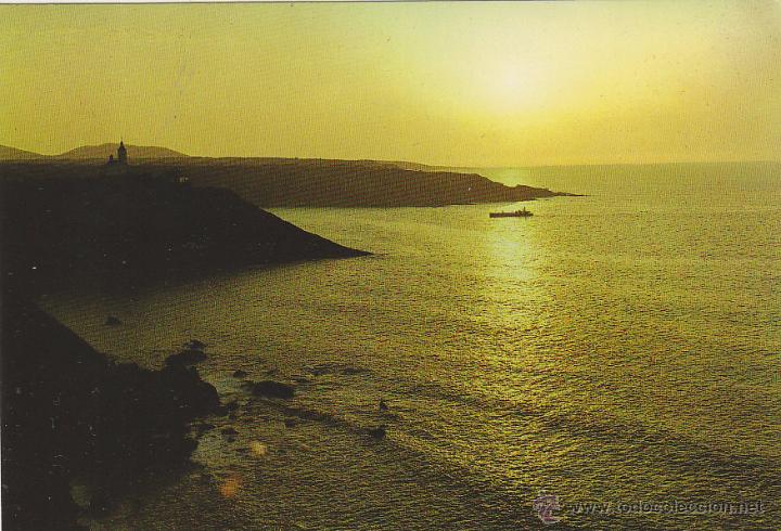 Postales: LUARCA (ASTURIAS), PUESTA DE SOL - Foto 1