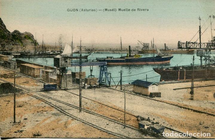 Postales: GIJON - MUSEL MUELLE DE RIVERA - Foto 1
