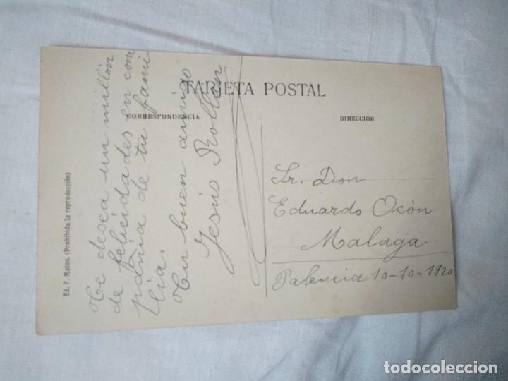 Postales: CASETAS EN LA PLAYA. GIJ&Oacute;N. 1920. - Foto 3