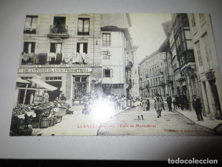 Postales: llanes  asturias  mercado - Foto 1