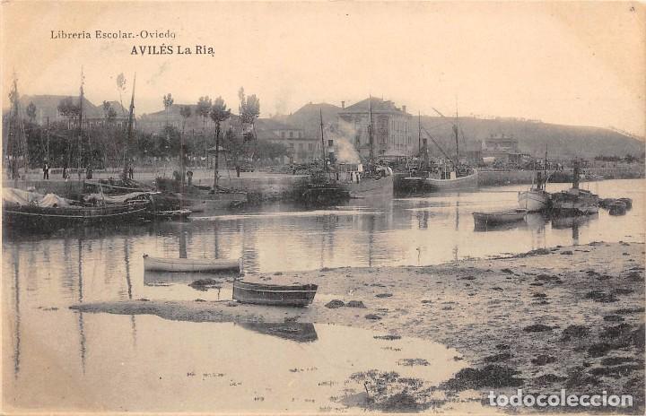 Postales: AVIL&Eacute;S.- LA R&Iacute;A - Foto 1