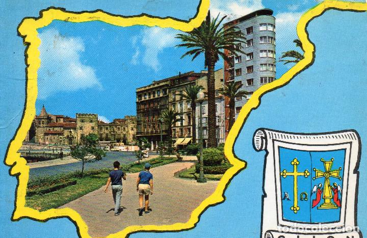 Postales: GIJON - Foto 1