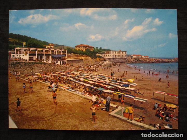 Postales: POSTAL LUANCO - N&ordm; 9 - LA PLAYA - CIRCULADA. - Foto 2