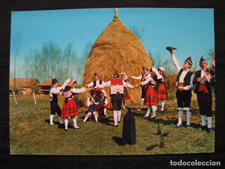 Postales: POSTAL FOLKLORE ASTUR - N&ordm; 159 - LA DANZA PRIMA. - Foto 2