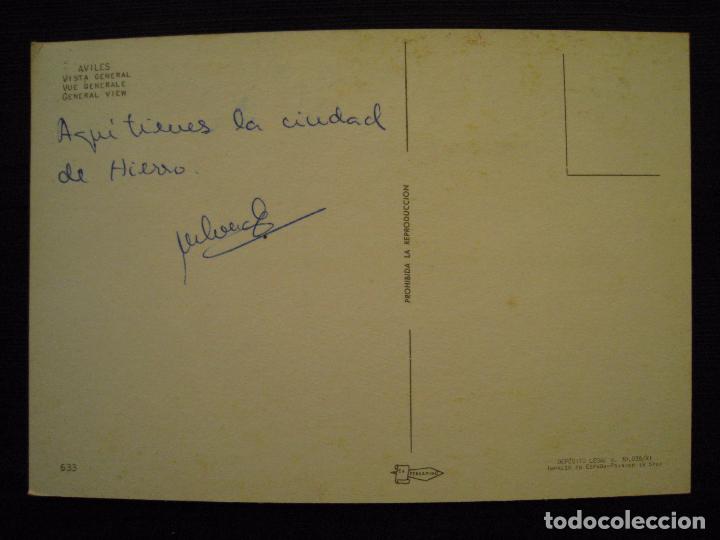 Postales: POSTAL AVILES - VISTA GENERAL. - Foto 3