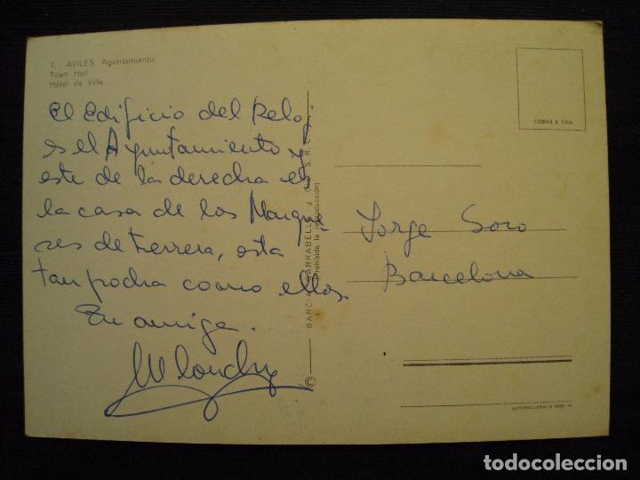 Postales: POSTAL AVILES - AYUNTAMIENTO. - Foto 3