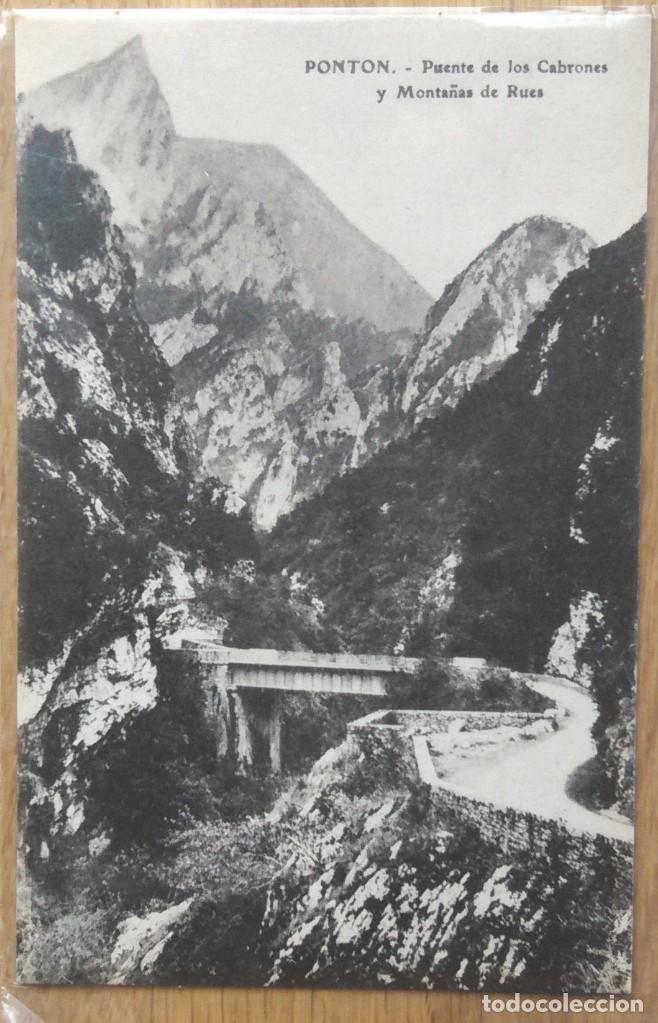 Postales: PONTON - ASTURIAS - PUENTE DE LOS CABRONES - Foto 1