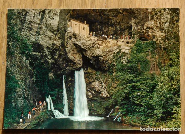 Postales: COVADONGA - GRUTA Y CASCADA - Foto 1