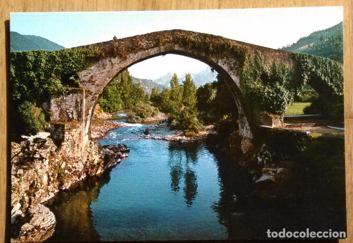 Postales: CANGAS DE ONIS - PUENTE ROM&Aacute;NICO - Foto 1