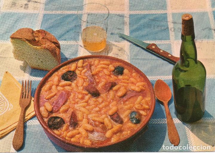 Postales: ASTURIAS  FABADA  PLATO TIPICO - Foto 1