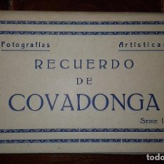 Postales: RECUERDO DE COVADONGA - 8 POSTALES. Lote 105797707