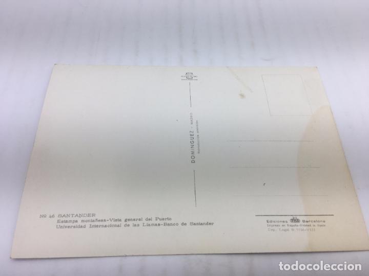 Postales: POSTAL SIN CIRCULAR DE SANTANDER - N&ordm;46 - - Foto 2