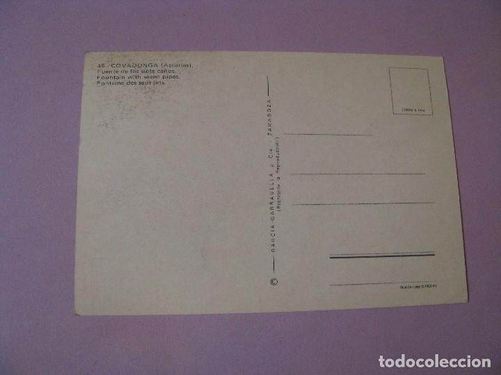 Postales: POSTAL DE COVADONGA. ASTURIAS. - Foto 2