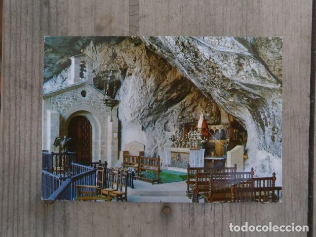 Postales: Postal covadonga, la virgen en la cueva - Foto 1