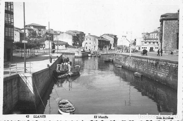 Postales: LLANES.- EL MUELLE - Foto 1