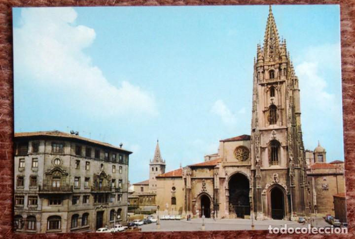 Postales: oviedo - la catedral - Foto 1