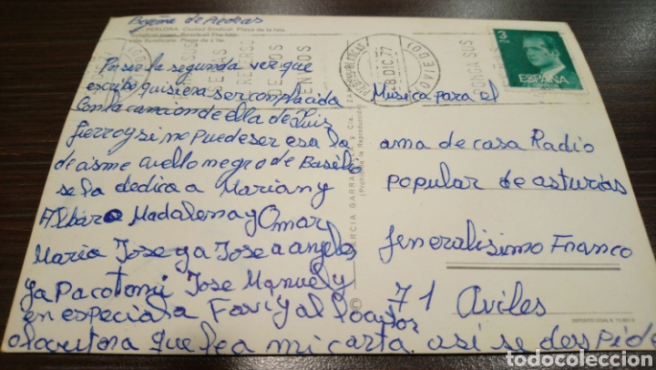 Postales: Postal de Perlora. Ciudad sindical. C&iacute;rculo 77 - Foto 2