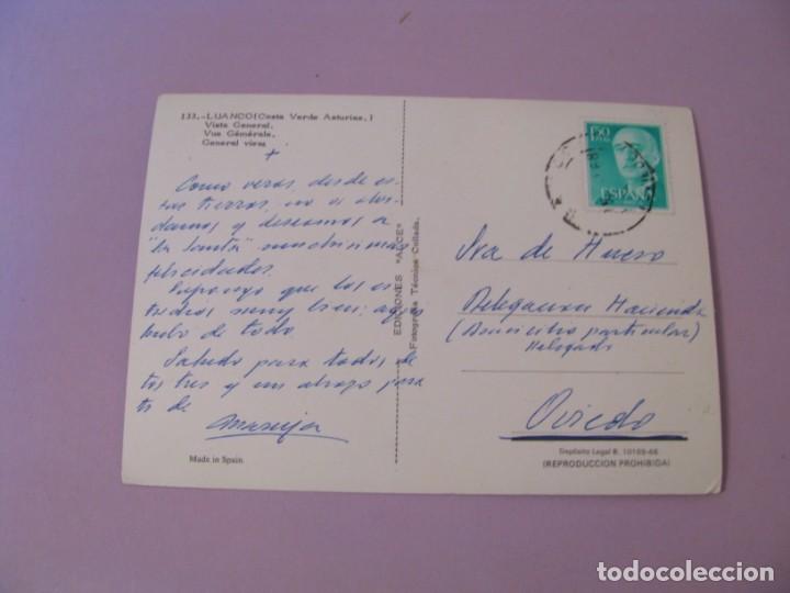Postales: LUANCO. VISTA GENERAL. ED. ALCE. CIRCULADA. - Foto 2