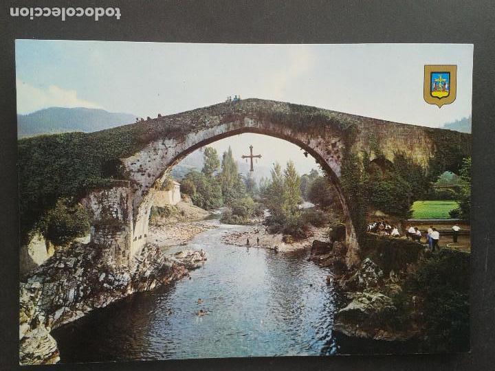 Postales: POSTAL.CANGAS DE ONIS. ESCUDO DE ORO - Foto 1