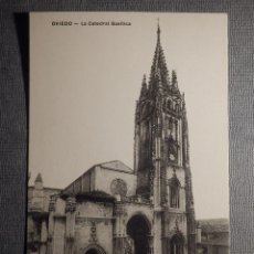 Postales: POSTAL - OVIEDO - LA CATEDRAL, BASÍLICA - M.G. - MG - AÑO 1915