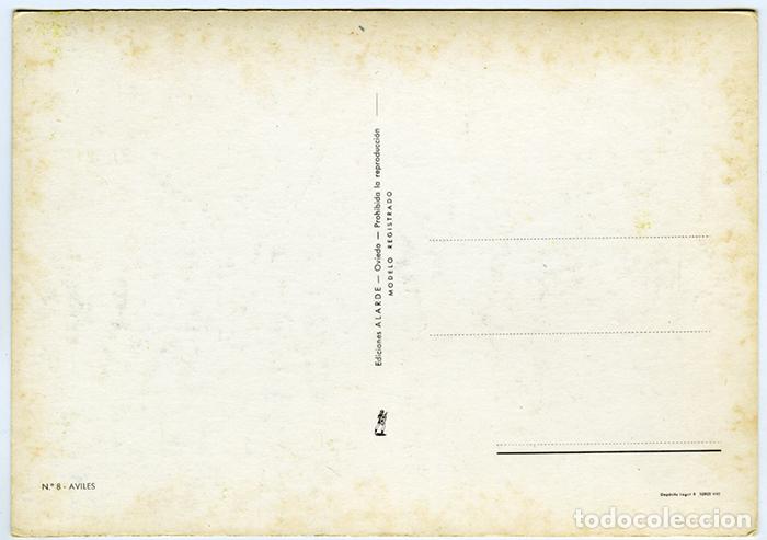 Postales: N&ordm; 8 - Avil&eacute;s. Ediciones Alarde. Sin circular - Foto 2