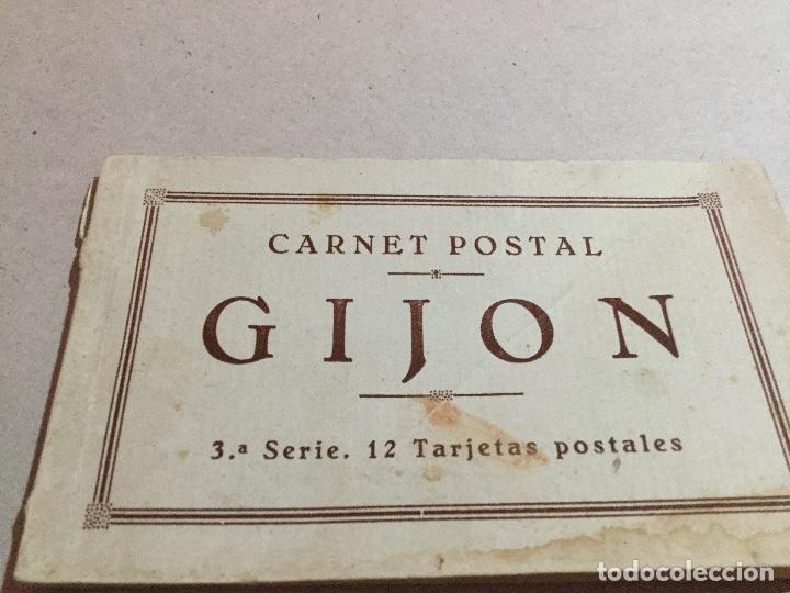 Postales: Gij&oacute;n. Carnet postal. 3 edicion - Foto 1