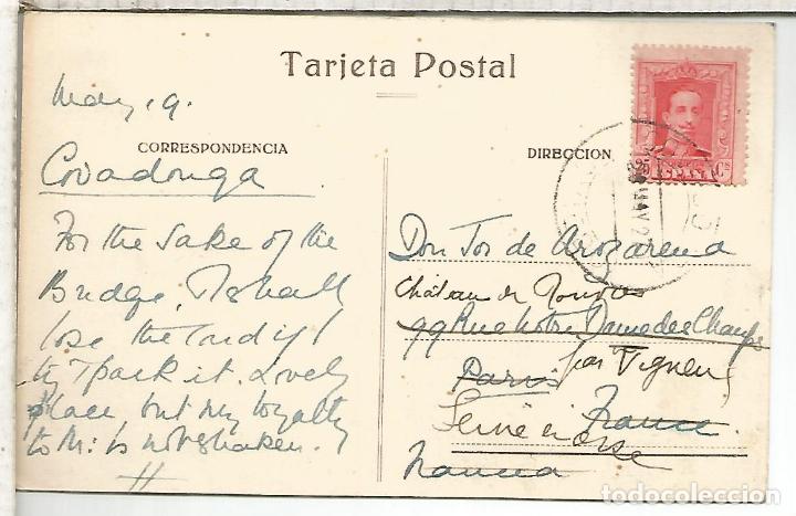 Postales: CANGAS DE ONIS ESCRITA 1927 - Foto 2