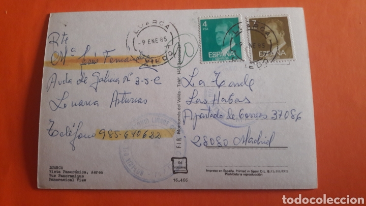 Postales: 1985 Luarca Asturias - Foto 2