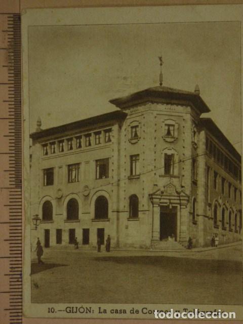 Postales: gijon , correos - Foto 1