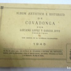Postales: BLOCK DE 20 POSTALES. COVADONGA POR LUCIANO LOPEZ Y GARCIA JOVE. 1945. EDITORIAL SUPRA. VER POSTALES. Lote 164020854