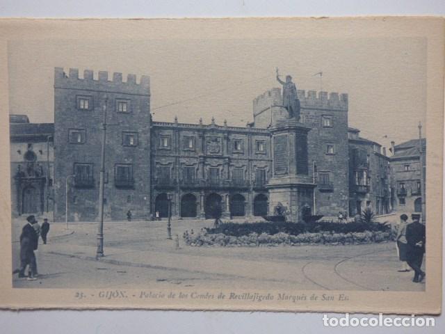 Postales: gijon , palacio de revillagigedo - Foto 1