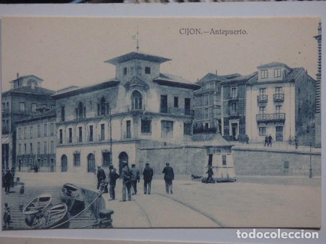 Postales: gijon , antepuerto - Foto 1