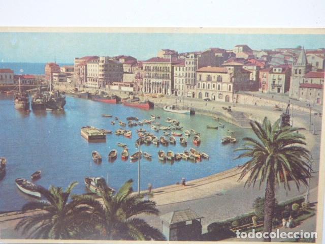 Postales: gijon, puerto - Foto 1