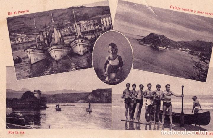 Postales: ribadesella. en el puerto - Foto 1