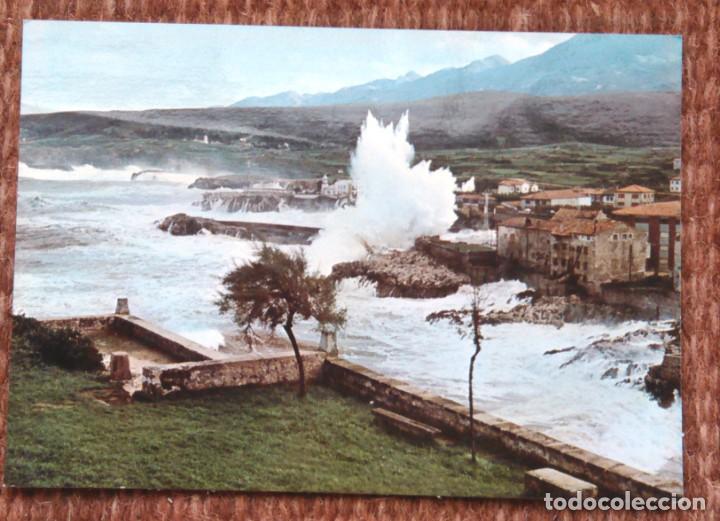 Postales: LLANES - ENTRADA AL PUERTO - Foto 1