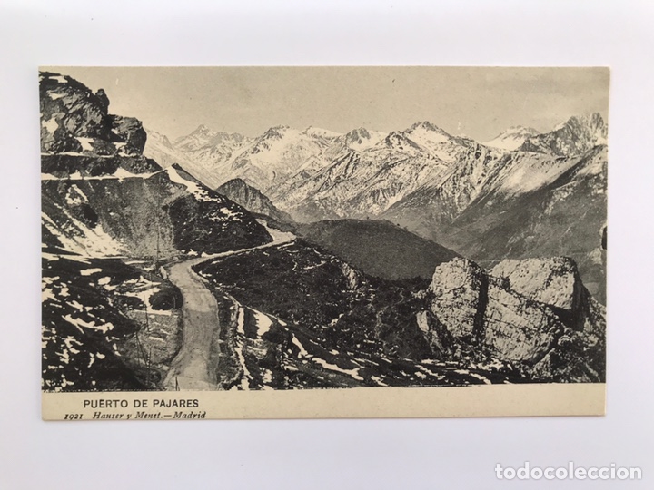 Postales: PUERTO DE PAJARES. Postal No.1921. Edita: Hauser y Menet. NO CIRCULADA...