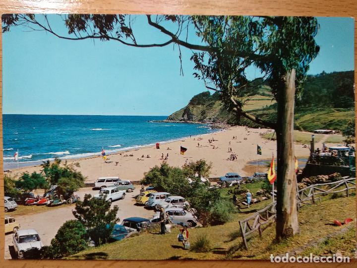 Postales: COLUNGA - PLAYA DE LA CABA&Ntilde;A DEL MAR ED. ALRADE - Foto 1