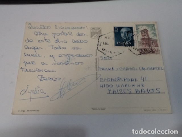 Postales: ASTURIAS - POSTAL ARRIONDAS - Foto 2
